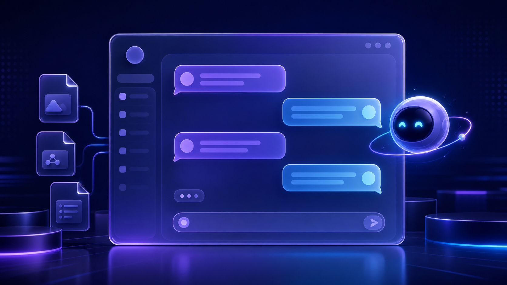 LarAssistBot enterprise AI chatbot interface