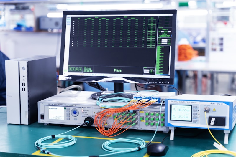 Web Application Testing - hardware lab equipment and network cables